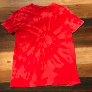 Stiletto Red Bleach Dyed T-shirt